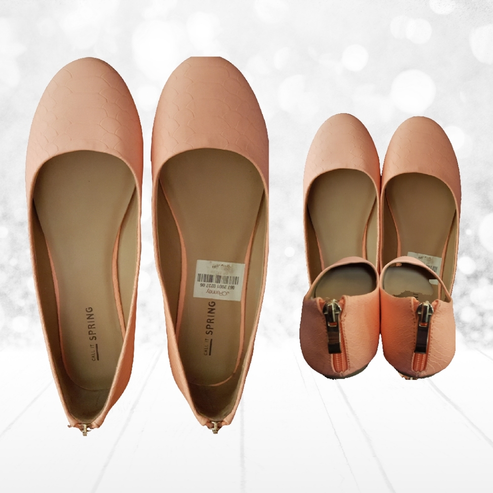 Women's Shoes Size 6.5 Coral Peach - Picture 9 of 12